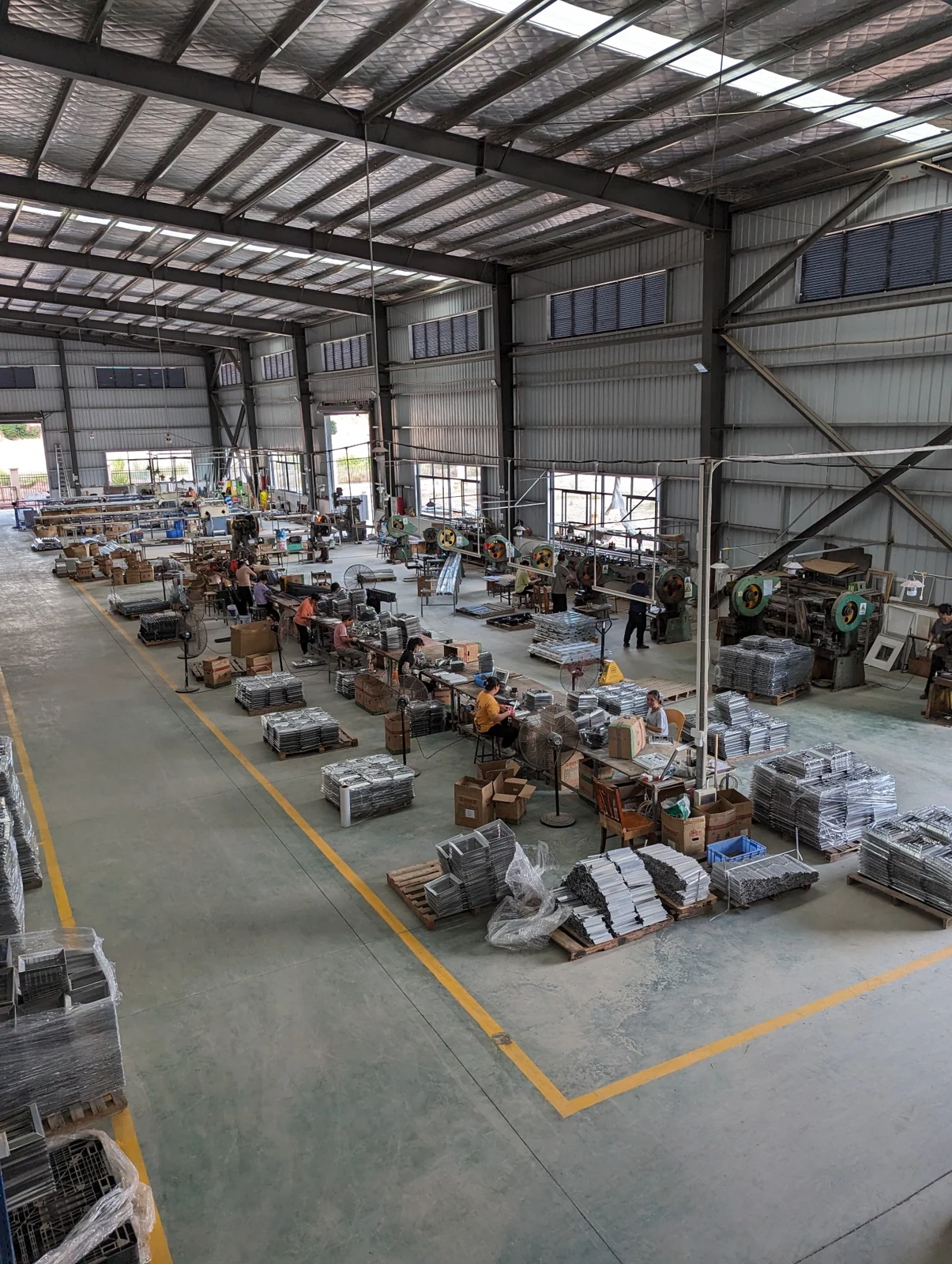 Grille production at a manufacturing partner.
